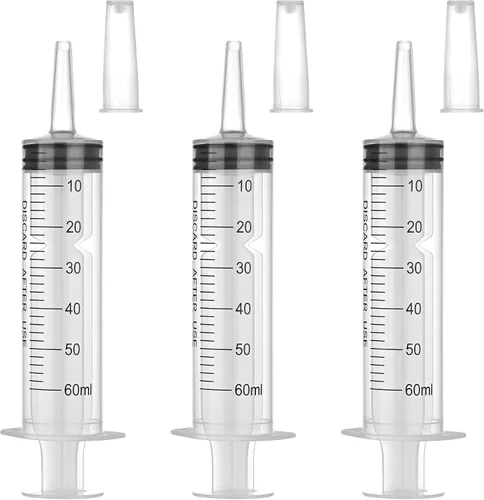 Vista 12 de Jeringa Luer Lock de 1 ml para Líquidos, Jeringa con Tapa, Paquete de 30 Unidades Envueltas Individualmente