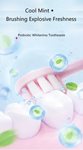 Vista 6 de Pasta de dientes Super Probiotic Sp-6, ultra blanqueamiento, aliento fresco, pasta de dientes 4.9 oz