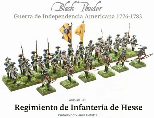 Vista 3 de Warlord Games Polvo negro: conjunto de regimiento de Hessian