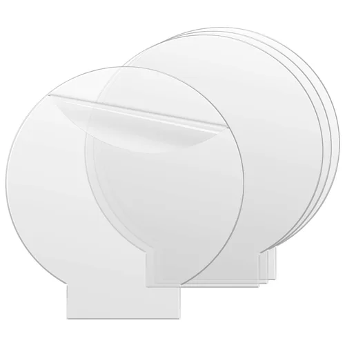 Vista 11 de Gartful 4 piezas de láminas acrílicas para base de luz, tablero de plexiglás transparente fundido, panel de vidrio de plástico de 0.08" (2mm)
