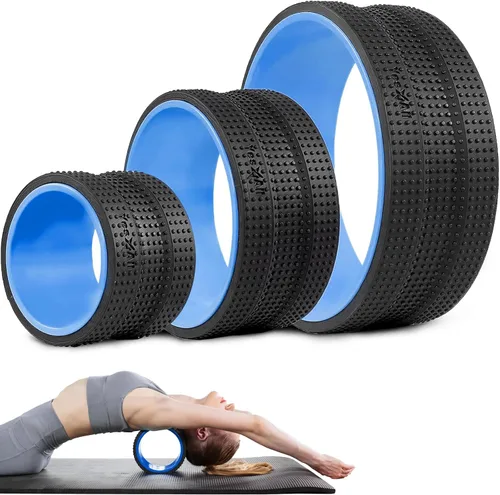 Vista 8 de Yes4All Yoga Wheel Roller, 500 lb Capacity Back Cracker Roller for Comfort HIPS & Neck, Available in 6”/10”/12” Sizes
