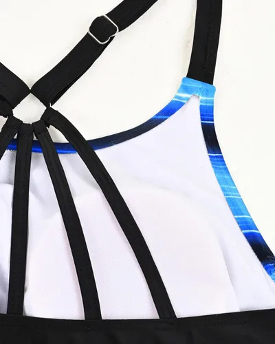 Vista 4 de Holipick Traje de baño tankini para mujer, sin parte inferior