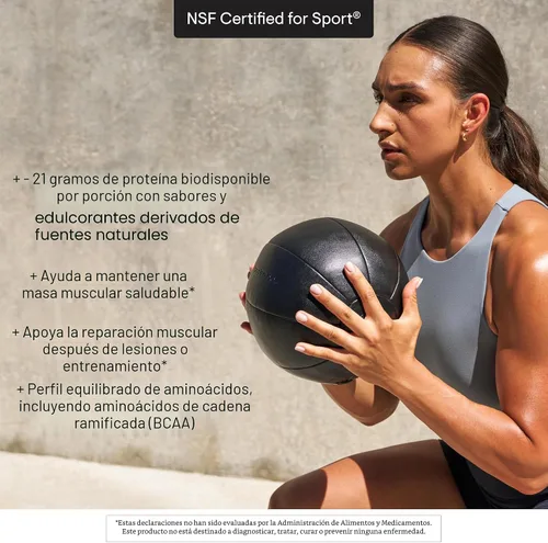 Vista 5 de THORNE - Proteína de suero aislada - 21 gramos de proteína de suero fácil de digerir en polvo - Certificado NSF para el deporte - Chocolate - 14.79