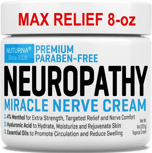 Vista 8 de Nuturna Crema para Alivio del Dolor Nervioso por Neuropatía - Crema Premium para Nervios 3X Acción para Alivio Específico y Confort Nervioso