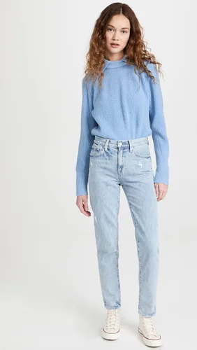 Vista 5 de Pistola Denim Jeans Presley de tiro alto para mujer