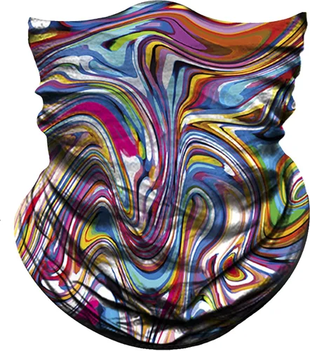 Vista 11 de Obacle Bandana sin costuras, máscara facial rave, para mujeres y hombres, para protección contra el polvo, el viento y el sol