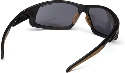 Vista 4 de Carhartt Ironside Safety Glasses, Retail Clamshell Packaging, Black/Tan Frame, Sandstone Bronze Anti-Fog Lens
