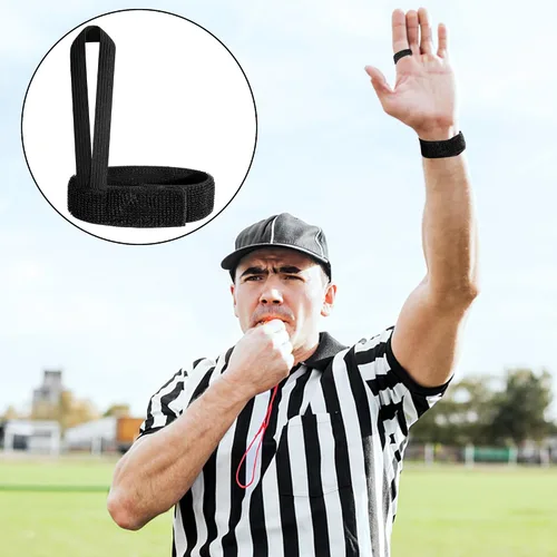Vista 6 de RunNico Indicadores de fútbol abajo - Árbitros de pulsera de fútbol -Muñequera de indicador de fútbol abajo para deportes de partido