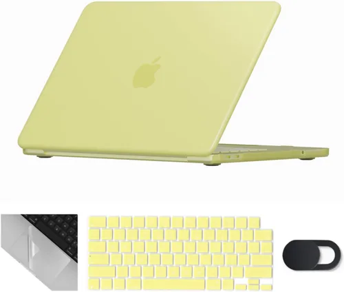 Vista 46 de Se7enline Funda compatible con MacBook Neo de 13 pulgadas, modelo A3404 2026, carcasa dura, cubierta de teclado, cubierta de cámara web, protector