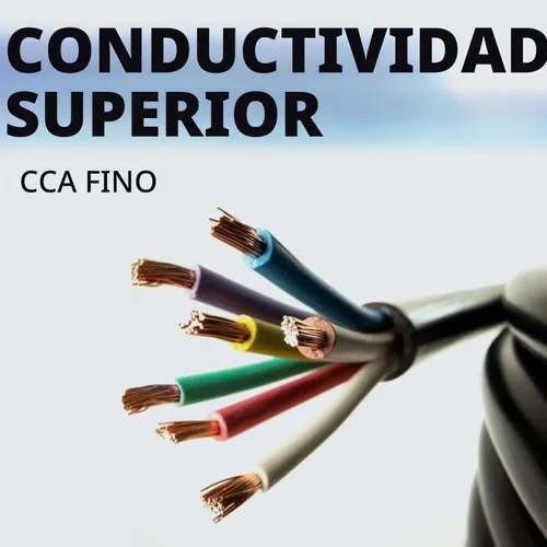 Vista 2 de BEST CONNECTIONS Cable de remolque de 7 vías (25 pies), resistente calibre 14, 7 conductores, cable aislado duradero, resistente a la intemperie