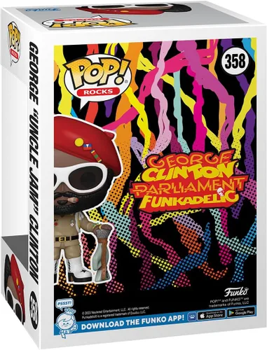 Vista 3 de Funko Pop! Rocks: George Clinton - Parliament Funkadelic - Figura de vinilo coleccionable - Idea de regalo - Producto oficial - para niños y adultos