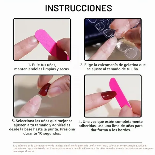 Vista 5 de Uñas postizas cortas de almendra a presión con punta francesa morada, uñas falsas ovaladas con diseños de ondas y diamantes de imitación, uñas