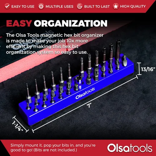 Vista 5 de Organizador Hex Bit, Azul