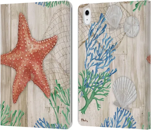 Vista 18 de Head Case Designs Funda de piel con licencia oficial de Paul Brent Agate Mermaid Coastal Book Wallet compatible con Apple iPad 10.2 2019/2020/2021