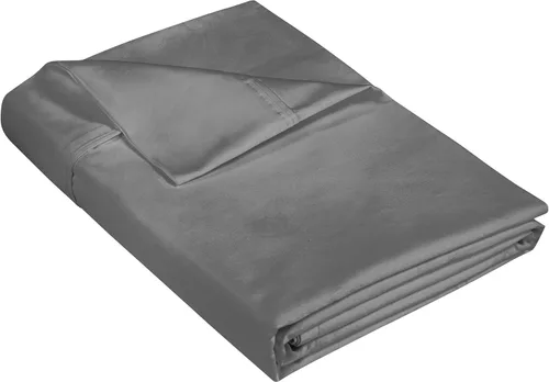 Vista 44 de Royale Linens Sábana encimera de 300 hilos de 100 % algodón peinado de fibras largas, súper suave, sábana encimera de tamaño individual se vende por