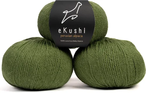 Vista 89 de 100% Hilo de Alpaca Baby para Tejer y Ganchillo - 1 Cono de Hilo Premium DK - Ligero, Hipoalergénico y Térmico Hecho en Perú - Ideal para Proyectos