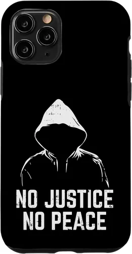 Vista 9 de Funda de regalo africana para iPhone 15 Justice No Peace Black Lives Matter BLM Protest