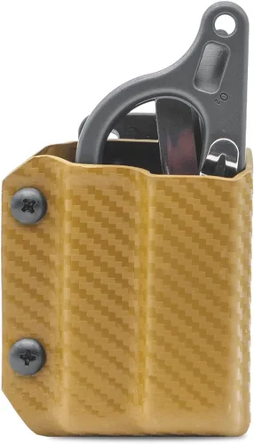 Vista 8 de Clip & Carry Kydex - Funda multiherramienta para tijeras de trauma de respuesta Raptor de cuero - Fabricado en Estados Unidos