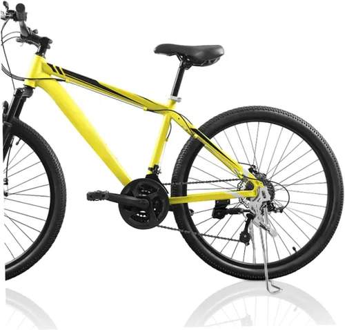 Vista 8 de Kisangel Soporte ajustable para bicicleta de hierro, 20 pulgadas, plateado