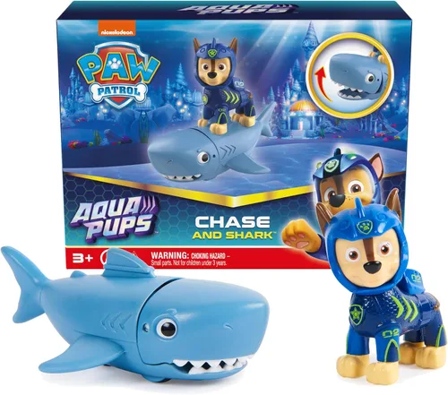 Vista 10 de Paw Patrol, Big Truck Pups Chase Figura de acción con dron de rescate con clip, cápsula del centro de comando y amigo animal, juguetes para niños