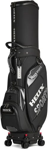 Vista 2 de HELIX Bolsa de golf con ruedas, bolsa de golf retráctil para viajes, cubierta duradera para viajes de golf
