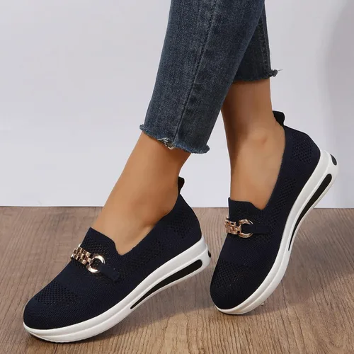 Vista 2 de Zapatillas blancas para mujer, zapatillas de deporte bajas para mujer, todo negro, botas de senderismo al tobillo, zapatos para mujer, zapatos