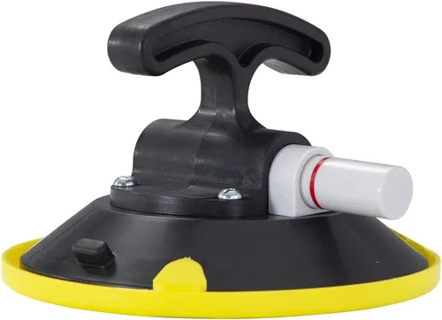 Vista 9 de IMT Bomba de ventosa de vidrio de 4.5 pulgadas activa, elevador de vidrio con ventosa al vacío con mango en T con placa cóncava para superficie