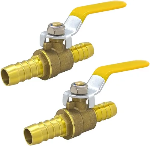 Vista 7 de Hooshing Válvula de bola PEX de latón de 1/2 pulgada, válvula de cierre de puerto completo, válvula de agua Pex, accesorios de parada de agua