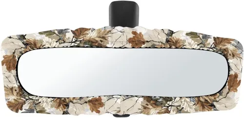 Vista 17 de Funda para espejo retrovisor de automóvil con estampado de vaca negro, protector de espejo retrovisor automático elástico