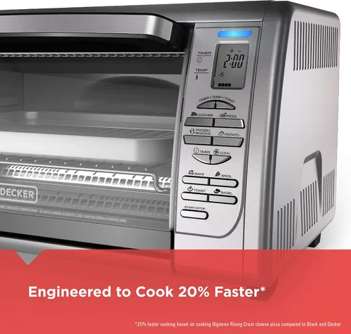 Vista 2 de Black & Decker Horno tostador , Posiciones de doble rack, N/A