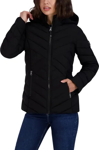 Vista 2 de Nautica Chaqueta acolchada ligera y elástica para mujer con capucha extraíble