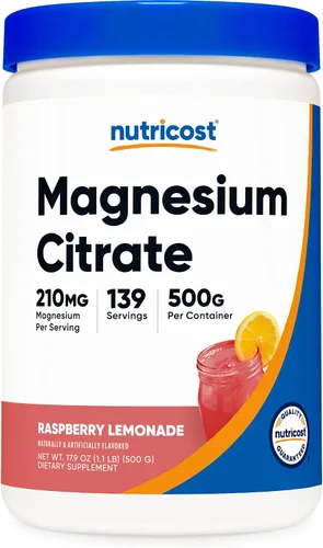 Vista 6 de Nutricost - Polvo de Glicinato de Magnesio (250 Gramos) (Sin Sabor)