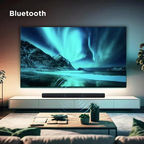 Vista 10 de TCL Barra de sonido de 3.1 canales con subwoofer inalámbrico (Q6310, modelo 2023), Dolby Audio, DTS Virtual:X, altavoz de canal central integrado