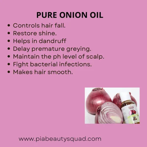 Vista 3 de Aceite natural hecho a mano para el cabello de cebolla – 4 onzas Mezcla de hierbas para el rebrote y el control de caídas Aceites esenciales