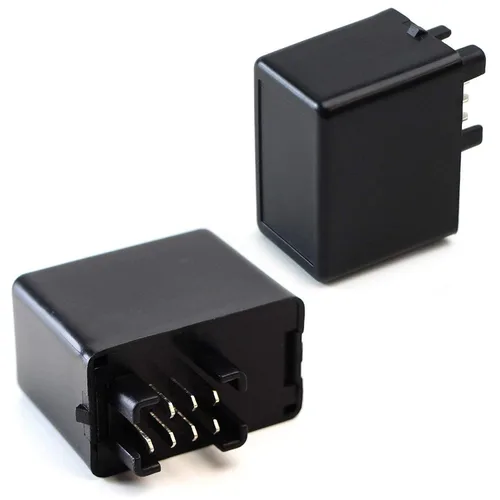 Vista 4 de Custom LED Relé de intermitente LED electrónico de 7 pines - Plug and Play LED Turn Signal Hyper-Flash Fix para motocicletas Suzuki seleccionadas