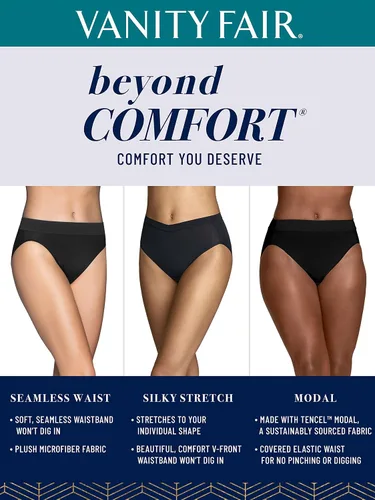 Vista 5 de Vanity Fair Bragas de bikini Beyond Comfort para mujer