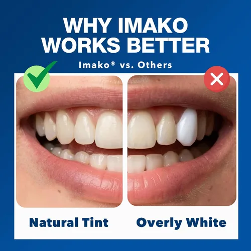 Vista 2 de Imako Tinta Dental en Plástico - Color Natural - Diente Temporal - Fabricado en EE. UU