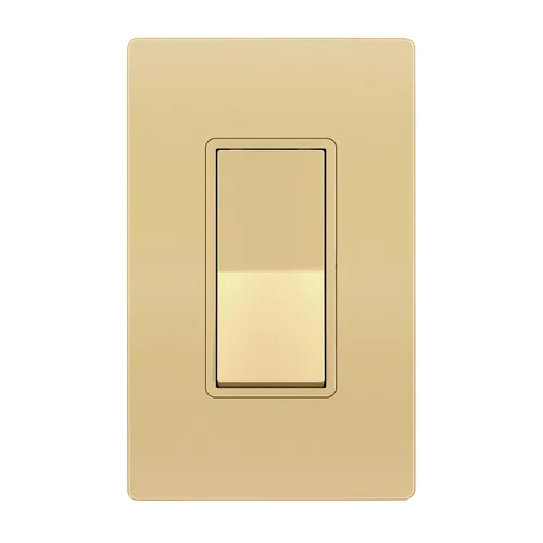 Vista 23 de ENERLITES - Interruptor de palanca decorativo de encendido/apagado con placas de pared, unipolar, 3 cables, tornillo de conexión a tierra, grado