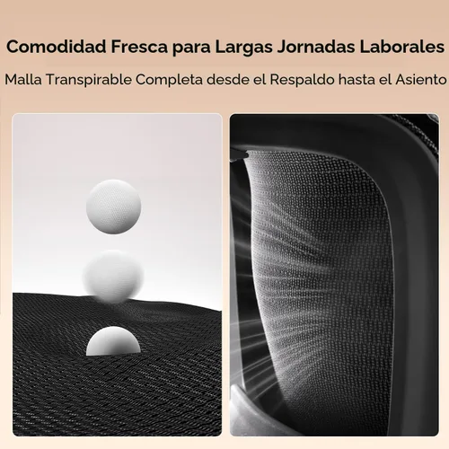 Vista 6 de SIHOO Silla de oficina B100, cómoda silla de oficina ergonómica, silla de computadora con soporte lumbar adaptable y reposacabezas ancho Negro