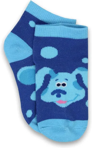Vista 5 de Blue's Clues & You! Paquete de 6 calcetines de cuarto para bebé, Azul
