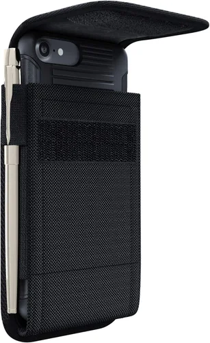 Vista 9 de Funda para iPhone SE, 8 7 6s 6 - Funda para cinturón de teléfono celular con clip para hombre, bolsa de nailon resistente