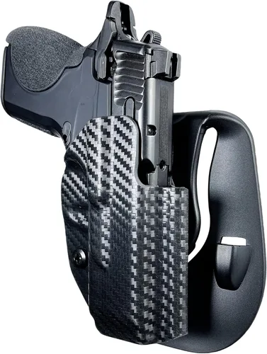 Vista 6 de Black Scorpion Gear OWB Kydex Paddle Holster se adapta a S&W CSX
