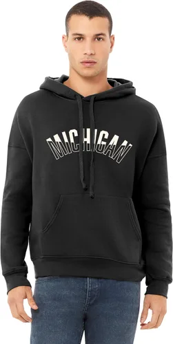 Vista 90 de Daxton Sudadera con capucha y sudadera con capucha de dos tonos populares de Estados Unidos para adultos, unisex, ajuste cómodo
