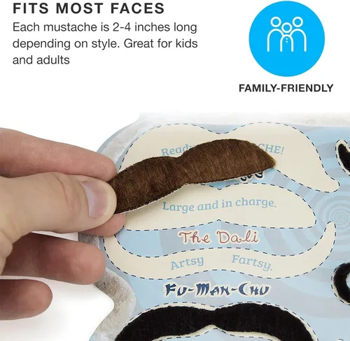 Vista 3 de Mr. Moustachio's – Surtido de los 10 bigotes más masculinos de todos los tiempos