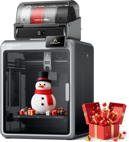 Vista 10 de Creality K2 Plus Combo 3D impresora, impresora 3D multicolor con CFS, doble cámara, velocidad de impresión de 23.622 in/s, extrusora de Combo K2 Plus