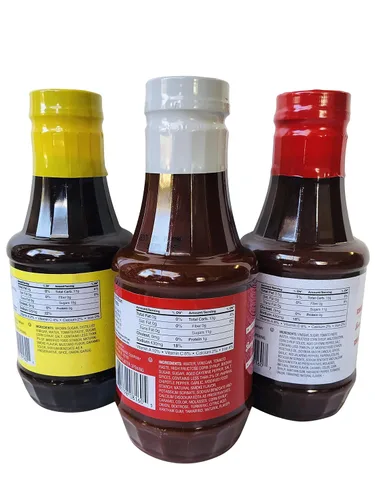 Vista 2 de Sonny's BBQ Sampler Sweet Smokin' Sizzlin - Paquete de salsa para barbacoa