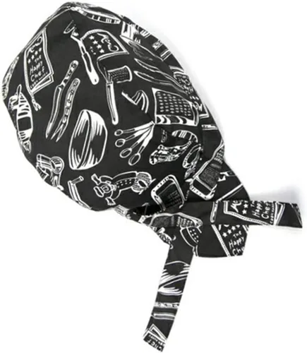 Vista 6 de KESYOO - Gorro de cocina para camarero, diseño creativo