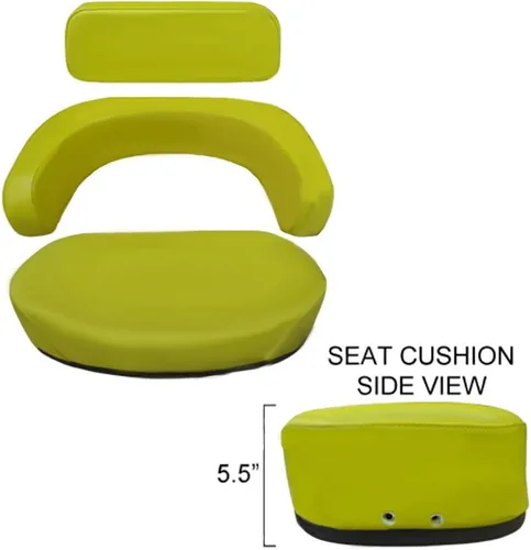 Vista 2 de TY26545 - Juego de 3 cojines de asiento para John Deere JD600 2010 2510 2520 4020