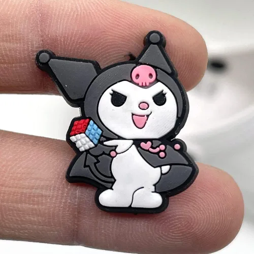 Vista 5 de 24 dijes para zapatos de dibujos animados para mujer, lindos dijes de decoración de zapatos kawaii para sandalias de zueco, accesorios para niñas