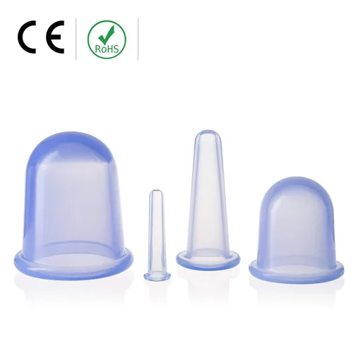 Vista 2 de Juegos de terapia de ventosas corporales, juego de ventosas faciales de arena, sistema de ventosas faciales, tazas de masaje de silicona, kit